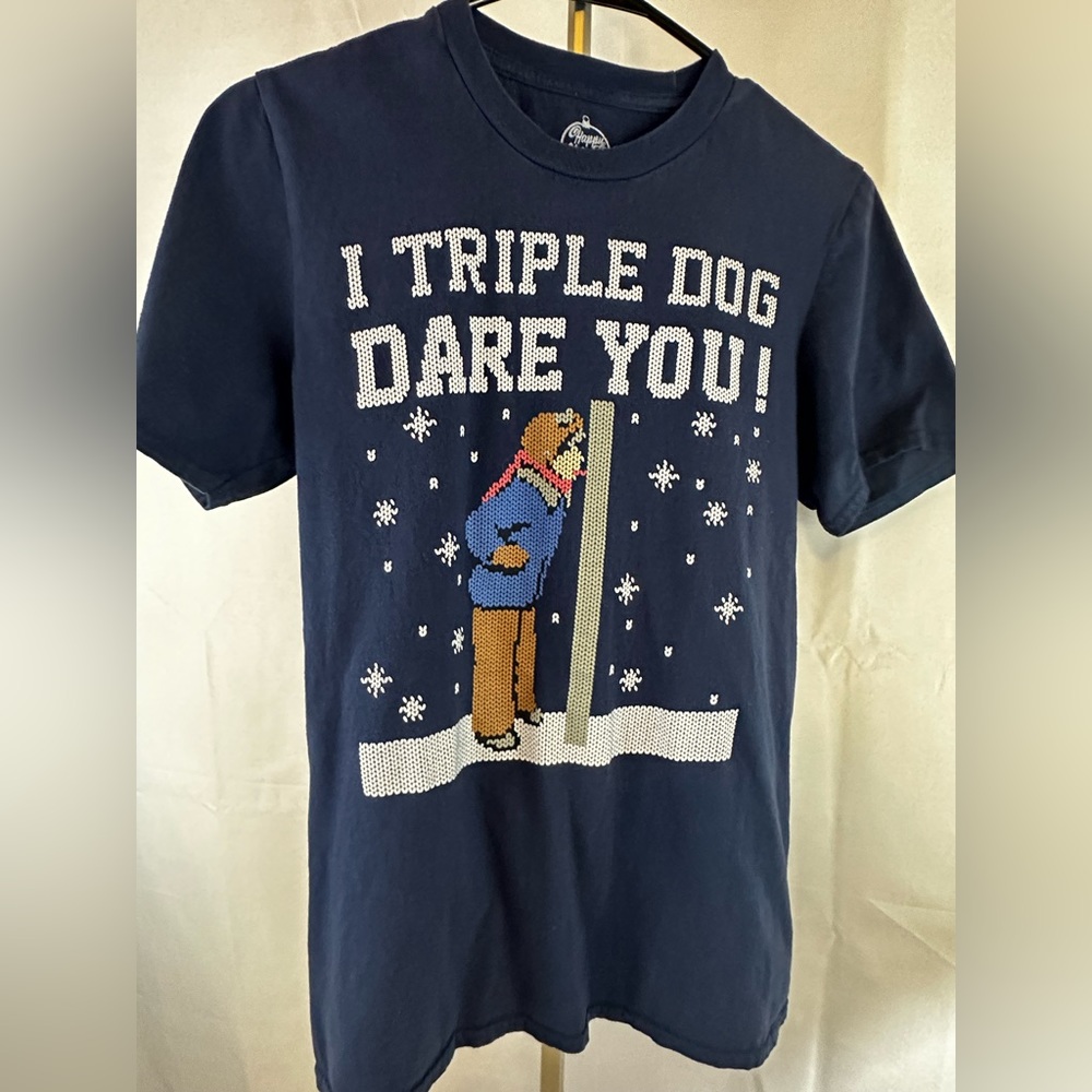 I Triple Dog Dare You T-shirt. Made famous from A Christmas Story. Great looking